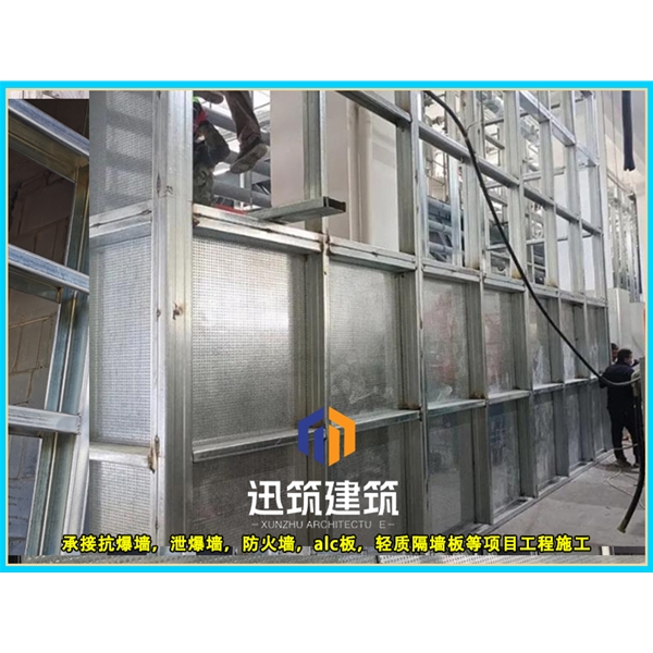 长春防火抗爆墙 耐火4h 抗爆压力值3mpa